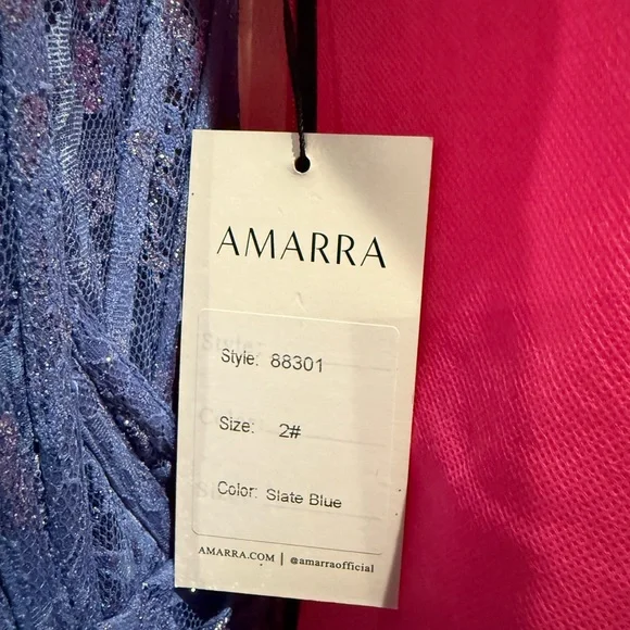 Gorgeous new with tags AMARRA prom dress/gown size 2 , spring 2025. - Picture 4 of 8